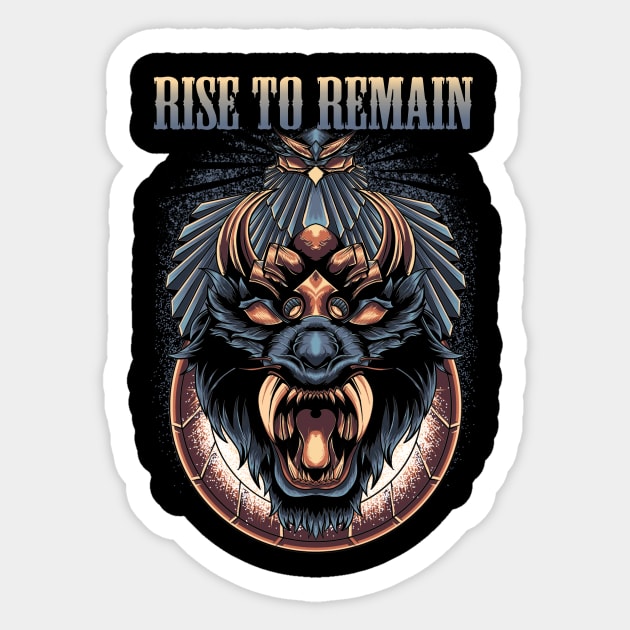 RISE TO REMAIN BAND Sticker by MrtimDraws